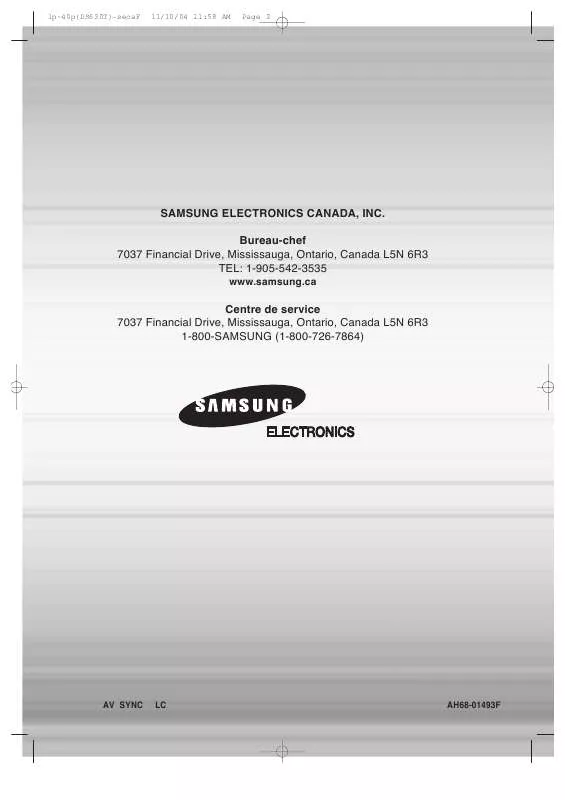 Mode d'emploi SAMSUNG HT-DS630