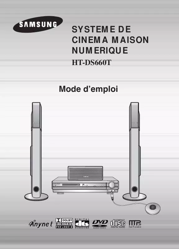 Mode d'emploi SAMSUNG HT-DS660T