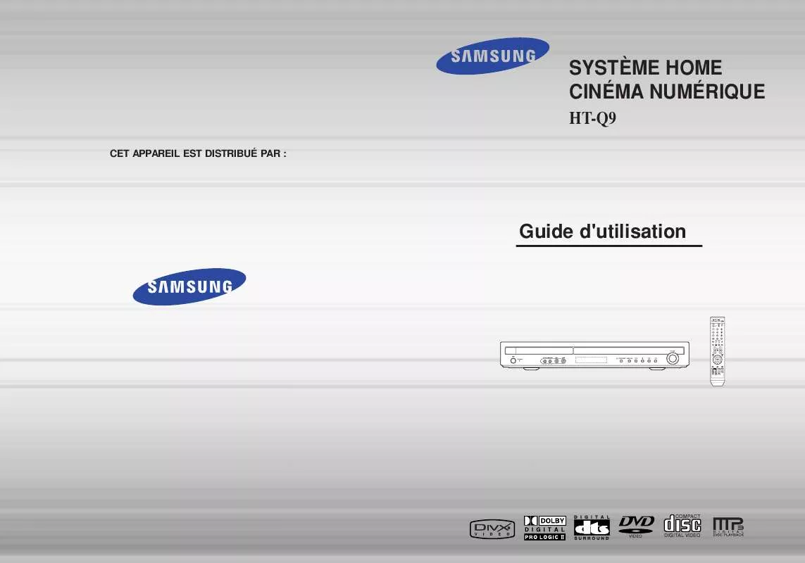 Mode d'emploi SAMSUNG HT-Q9