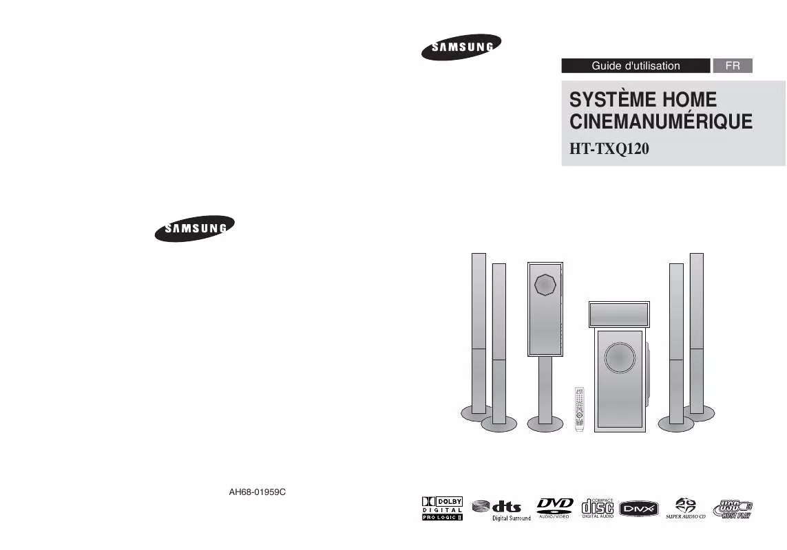 Mode d'emploi SAMSUNG HT-TXQ120R