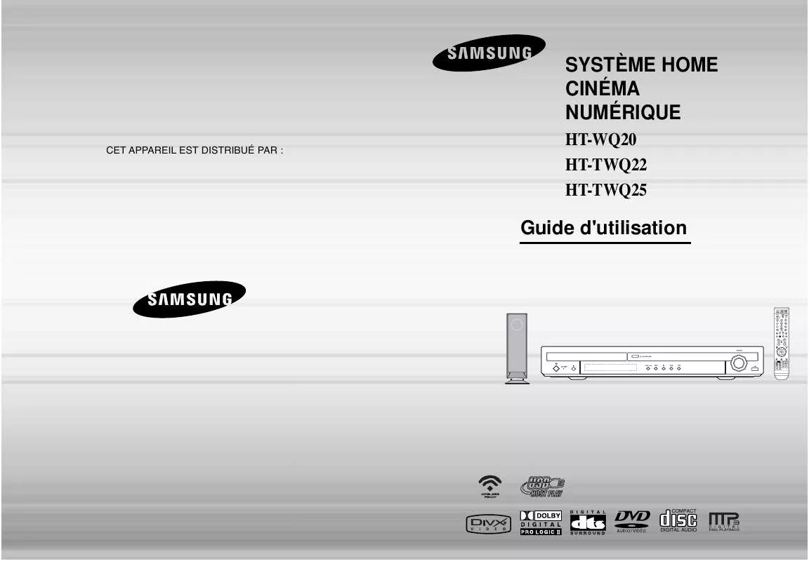 Mode d'emploi SAMSUNG HT-WQ20