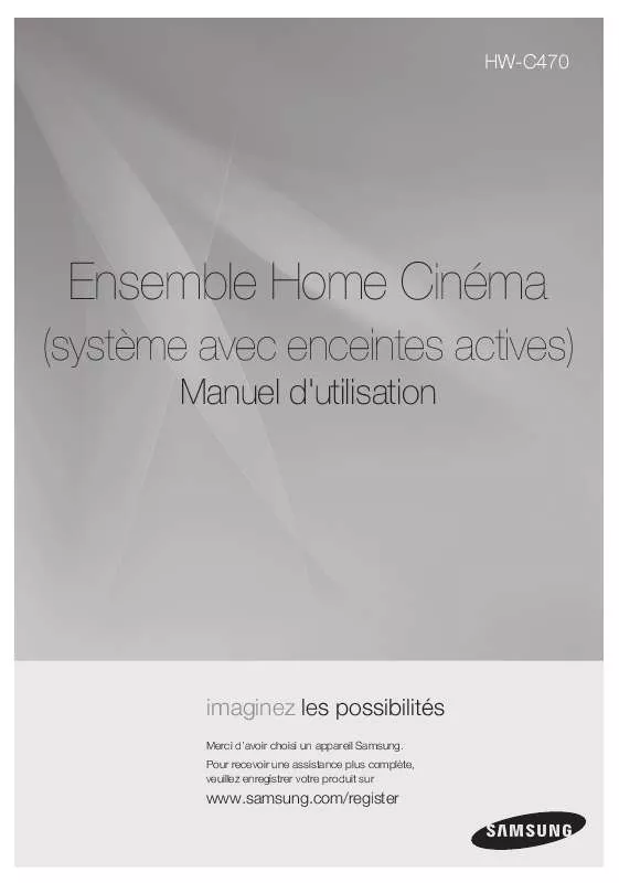 Mode d'emploi SAMSUNG HW-C470