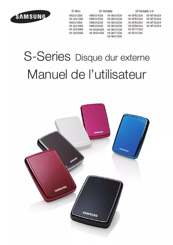 Mode d'emploi SAMSUNG HX-MT050DA