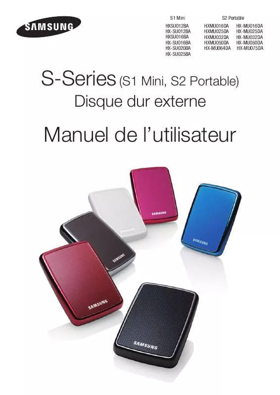 Mode d'emploi SAMSUNG HX-MU064DA