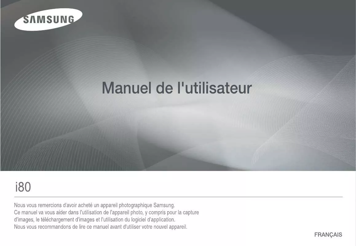 Mode d'emploi SAMSUNG I80 BLACK