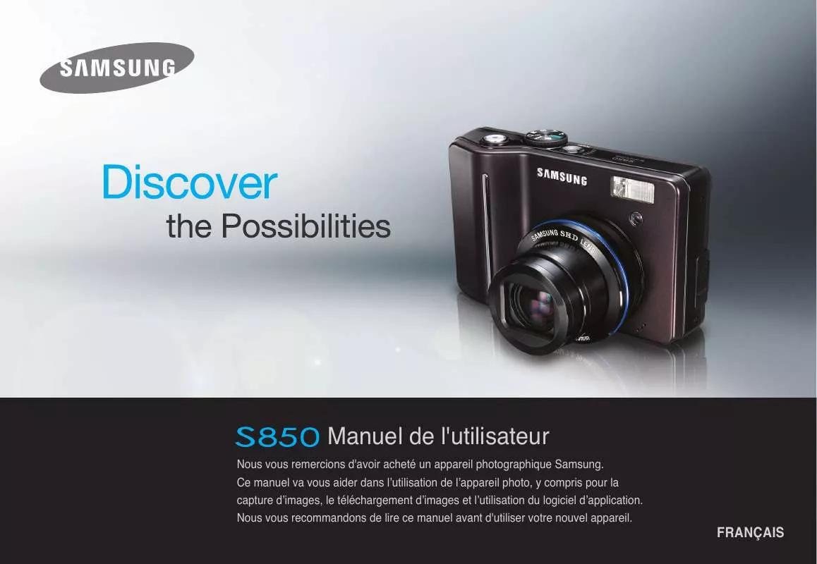 Mode d'emploi SAMSUNG KENOX S850