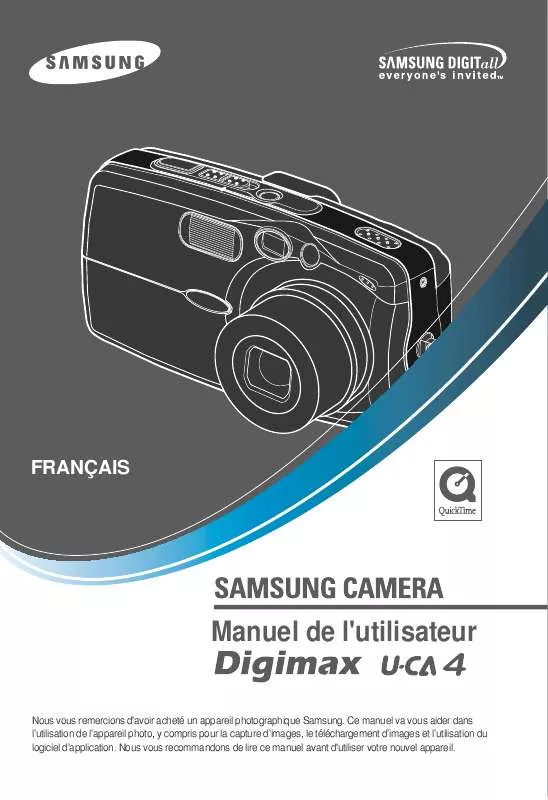 Mode d'emploi SAMSUNG KENOX UCA4