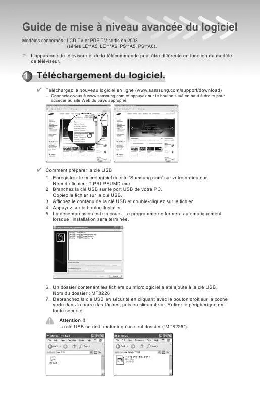 Mode d'emploi SAMSUNG LE32A650A1H