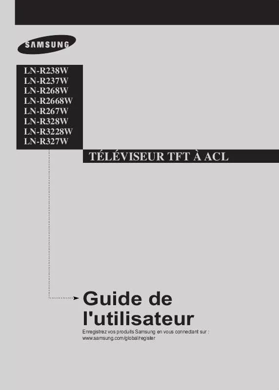 Mode d'emploi SAMSUNG LN-R237W