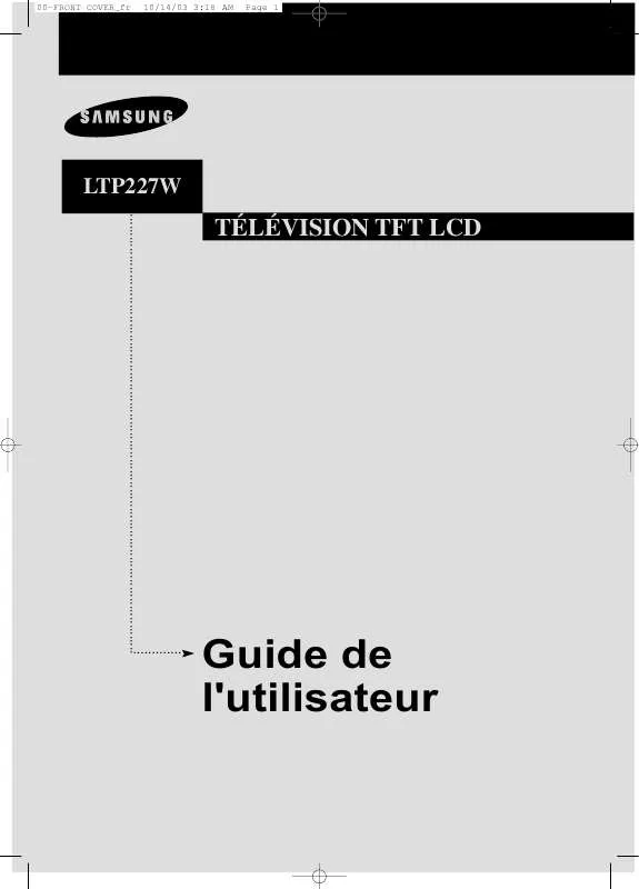 Mode d'emploi SAMSUNG LT-P227W