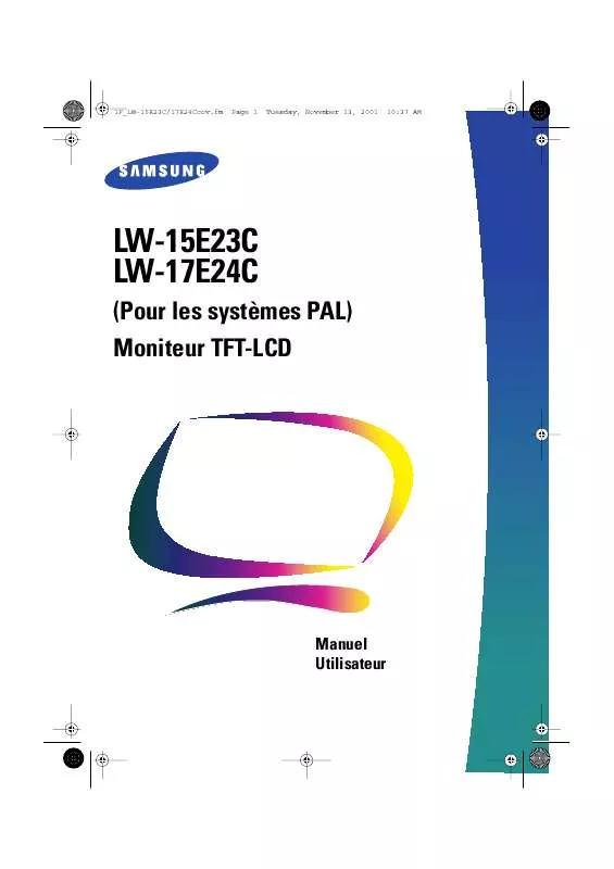 Mode d'emploi SAMSUNG LW15E23C