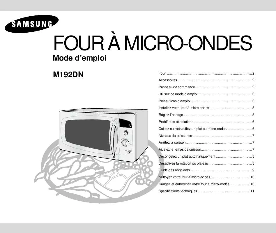 Mode d'emploi SAMSUNG M192DN