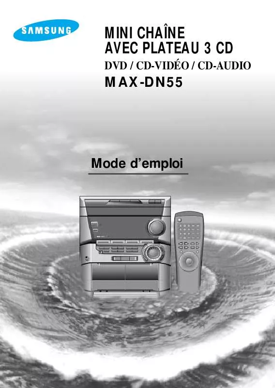 Mode d'emploi SAMSUNG MAX-DN55