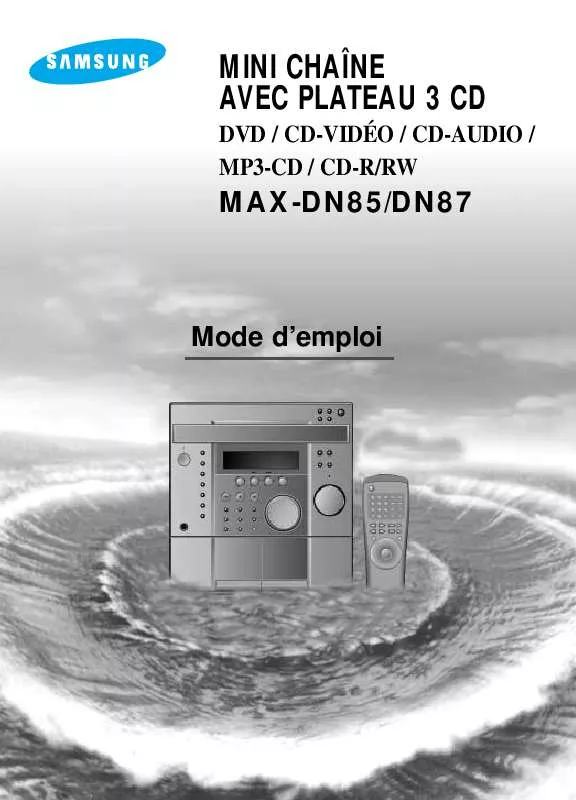 Mode d'emploi SAMSUNG MAX-DN83