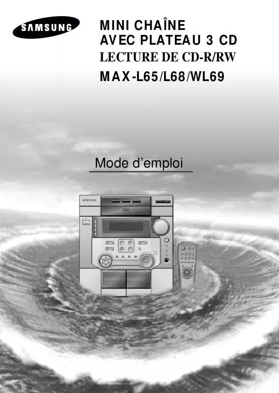 Mode d'emploi SAMSUNG MAX-L65