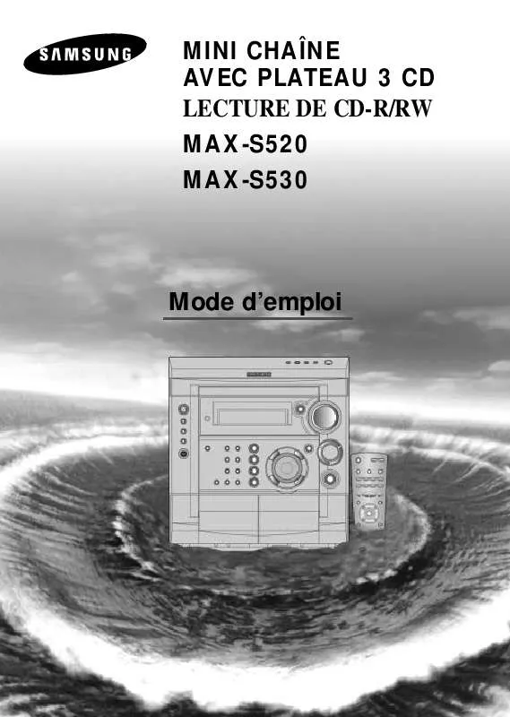 Mode d'emploi SAMSUNG MAX-S520