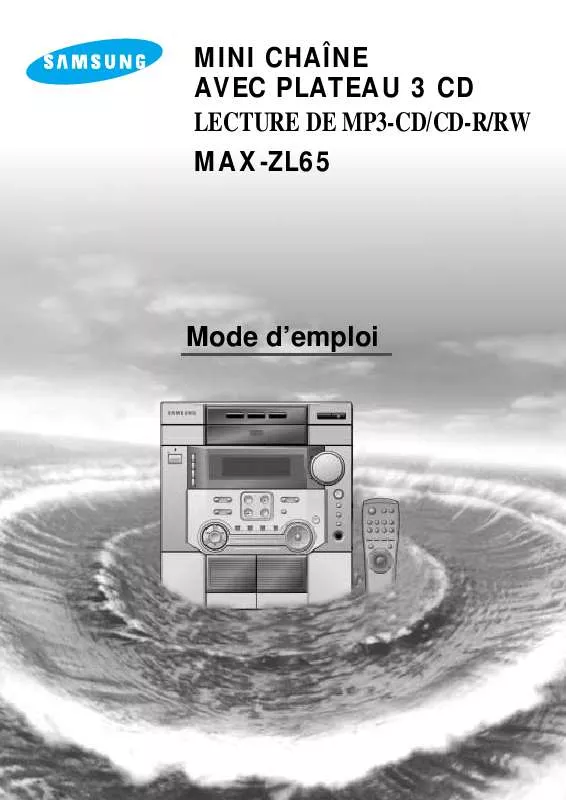 Mode d'emploi SAMSUNG MAX-ZL65