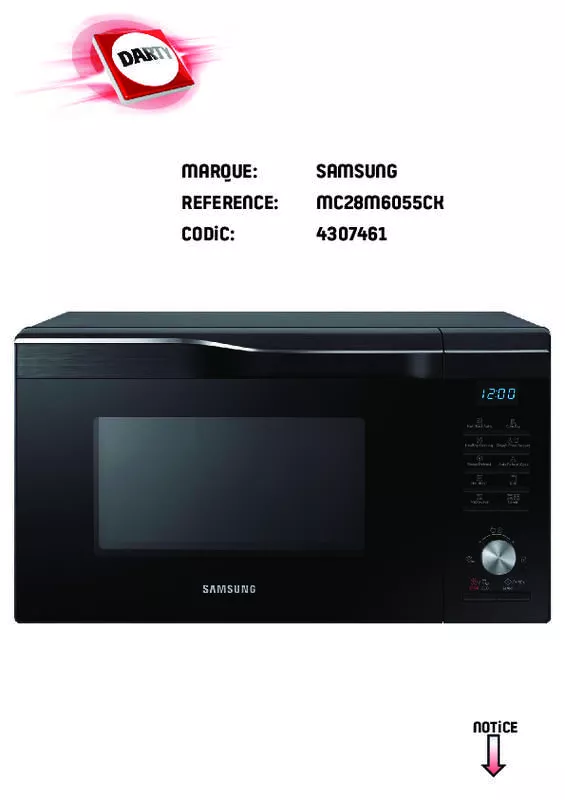 Mode d'emploi SAMSUNG MC28M6055CK