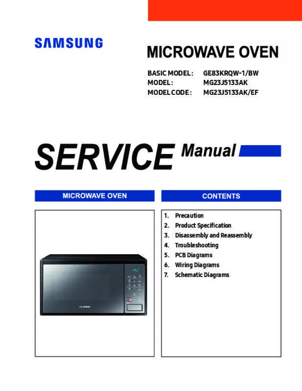 Mode d'emploi SAMSUNG MG23J5133AK