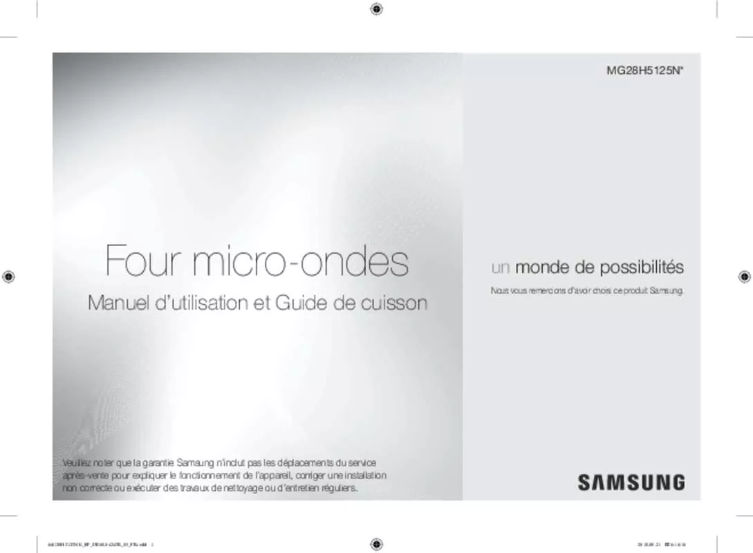 Mode d'emploi SAMSUNG MG28J5215AB