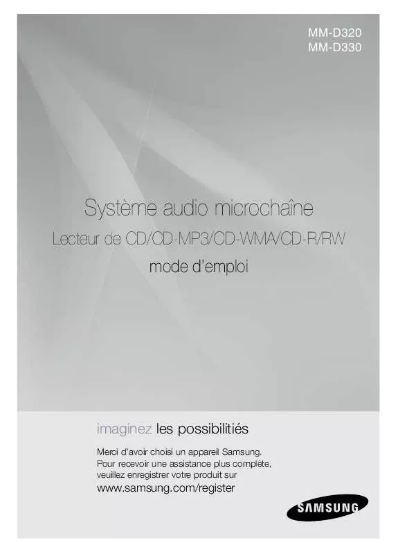 Mode d'emploi SAMSUNG MM-D330DWXZF