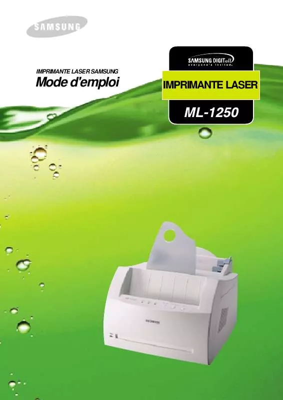 Mode d'emploi SAMSUNG ML-1250