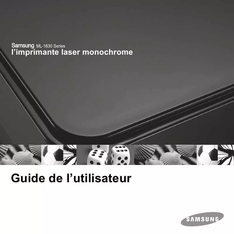 Mode d'emploi SAMSUNG ML1630-SEE