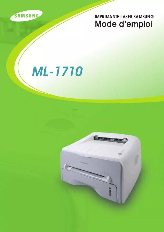 Mode d'emploi SAMSUNG ML-1710