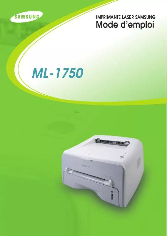 Mode d'emploi SAMSUNG ML-1750