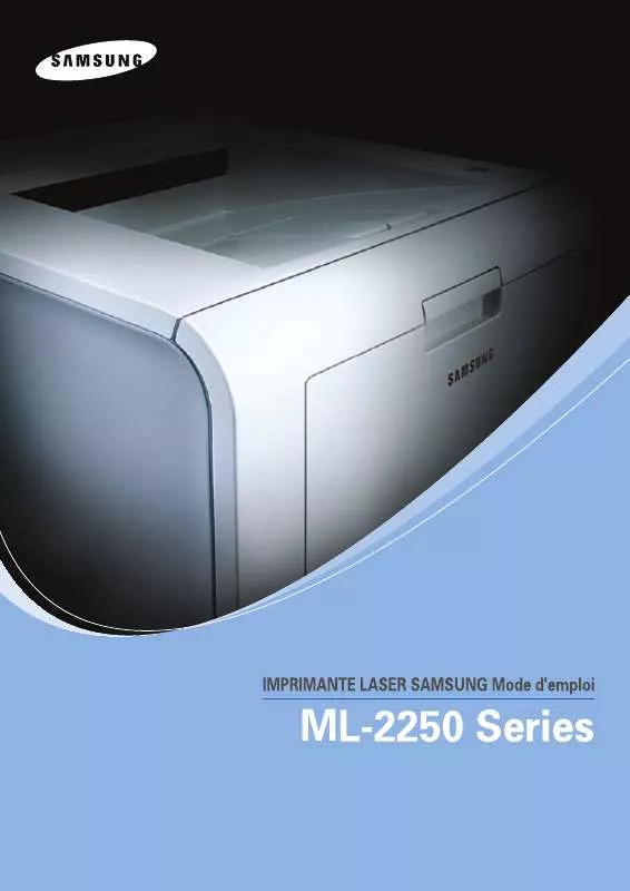 Mode d'emploi SAMSUNG ML-2250