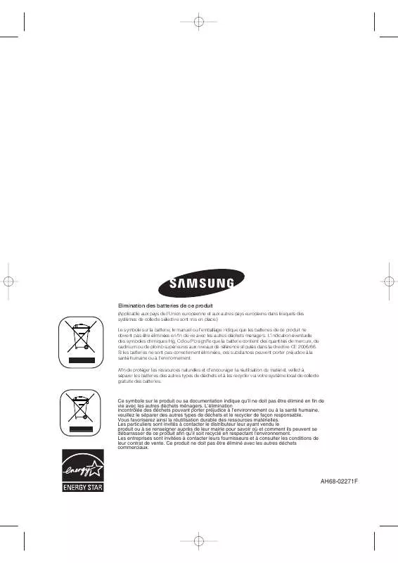 Mode d'emploi SAMSUNG MM-C330D