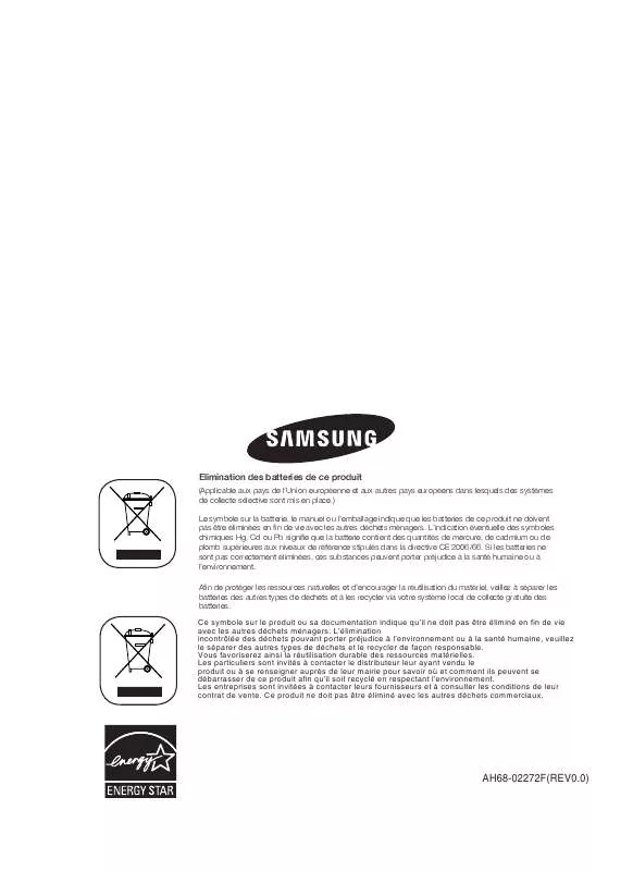 Mode d'emploi SAMSUNG MM-C530D