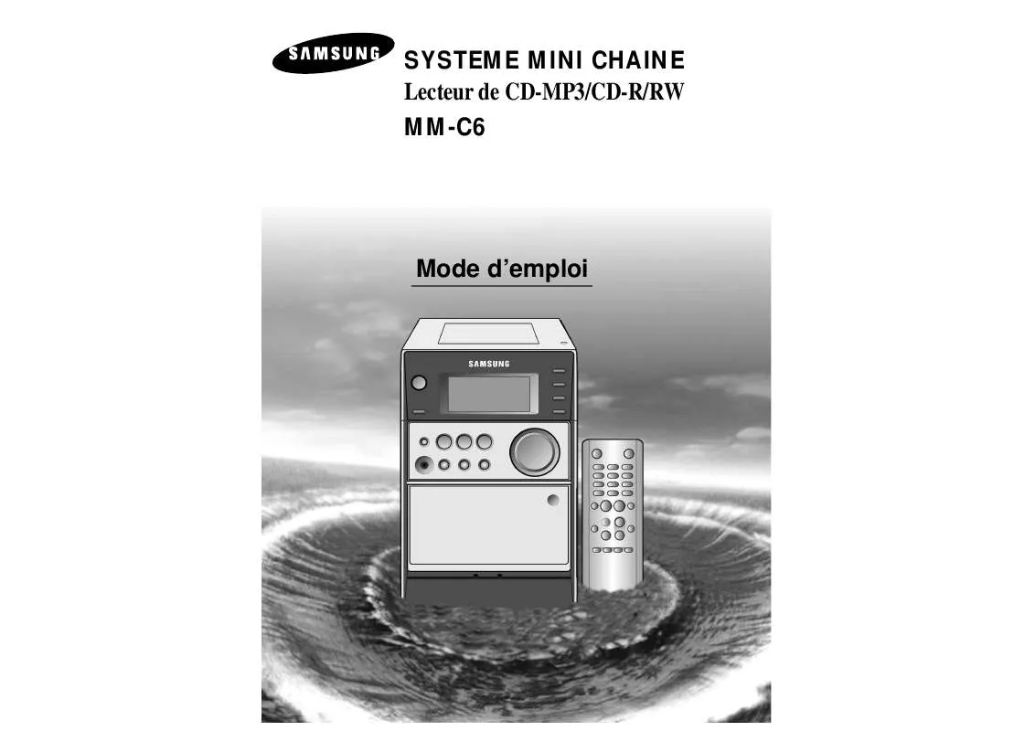 Mode d'emploi SAMSUNG MM-C6