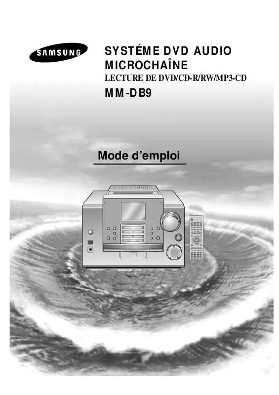 Mode d'emploi SAMSUNG MM-DB9