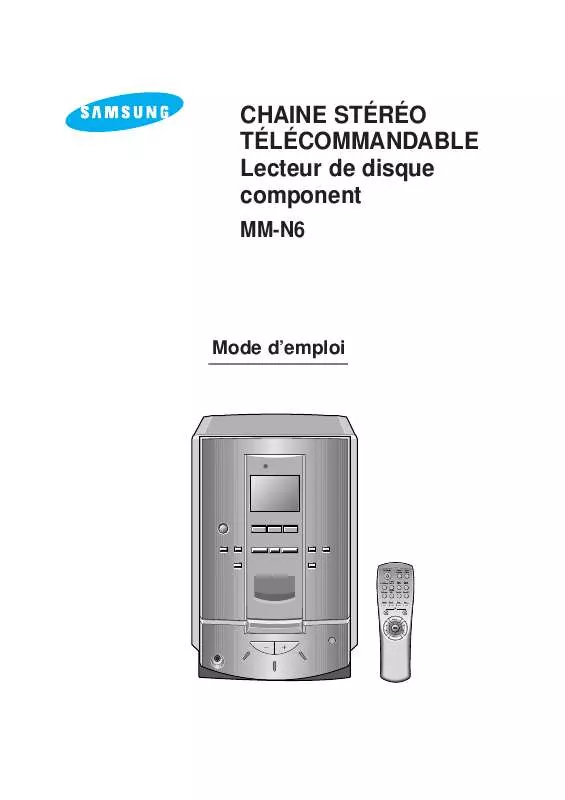 Mode d'emploi SAMSUNG MM-N6