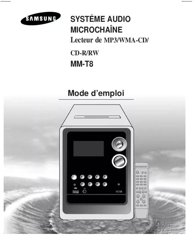 Mode d'emploi SAMSUNG MM-T8