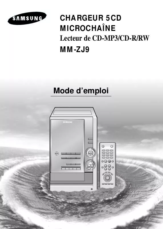 Mode d'emploi SAMSUNG MM-ZJ9