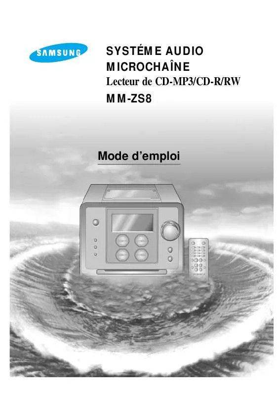 Mode d'emploi SAMSUNG MM-ZS8