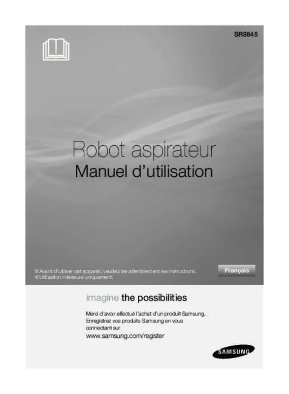 Mode d'emploi SAMSUNG NAVIBOT SR8845 & NA-VIBOT SR8845