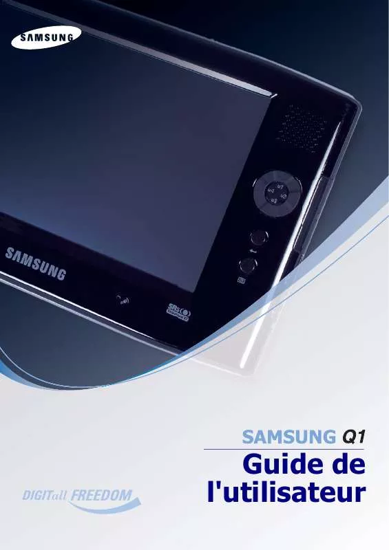 Mode d'emploi SAMSUNG NP-Q1