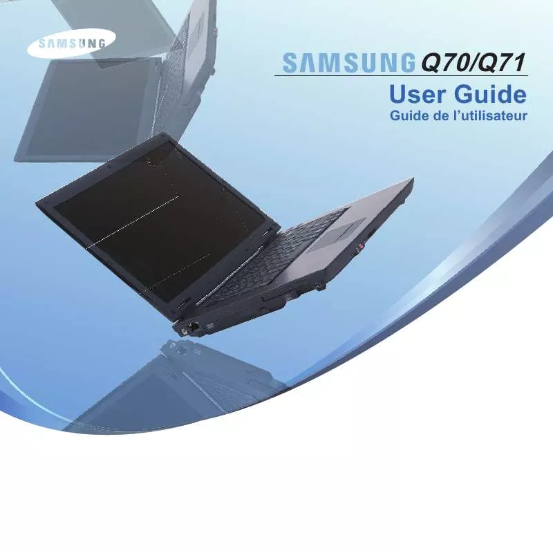 Mode d'emploi SAMSUNG NP-Q70