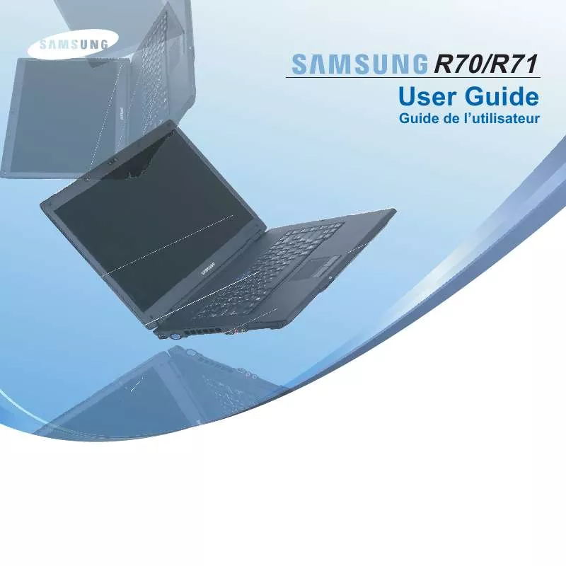 Mode d'emploi SAMSUNG NP-R70