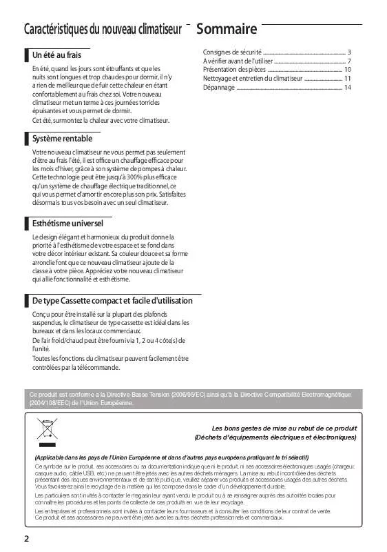 Mode d'emploi SAMSUNG NS0714DXEA