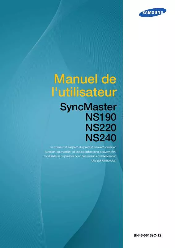 Mode d'emploi SAMSUNG SYNCMASTER NS220