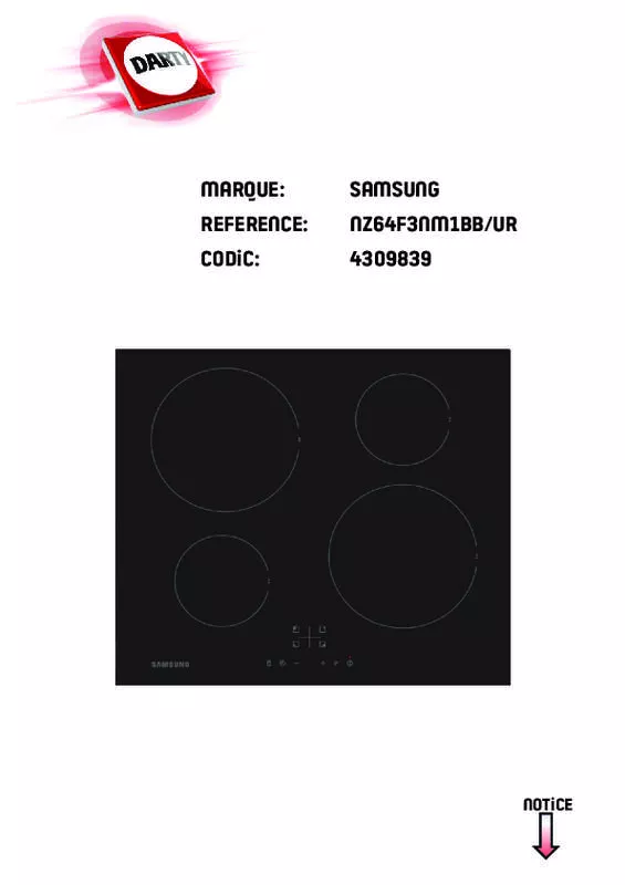 Mode d'emploi SAMSUNG NZ63M3NM1BB/UR