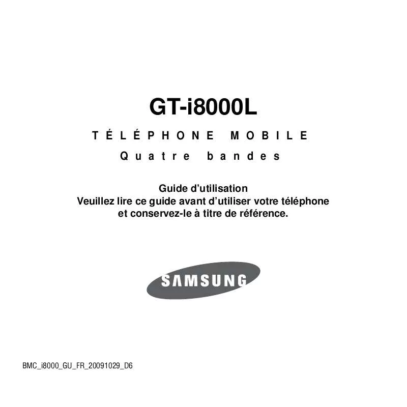 Mode d'emploi SAMSUNG OMNIA IIâ„¢