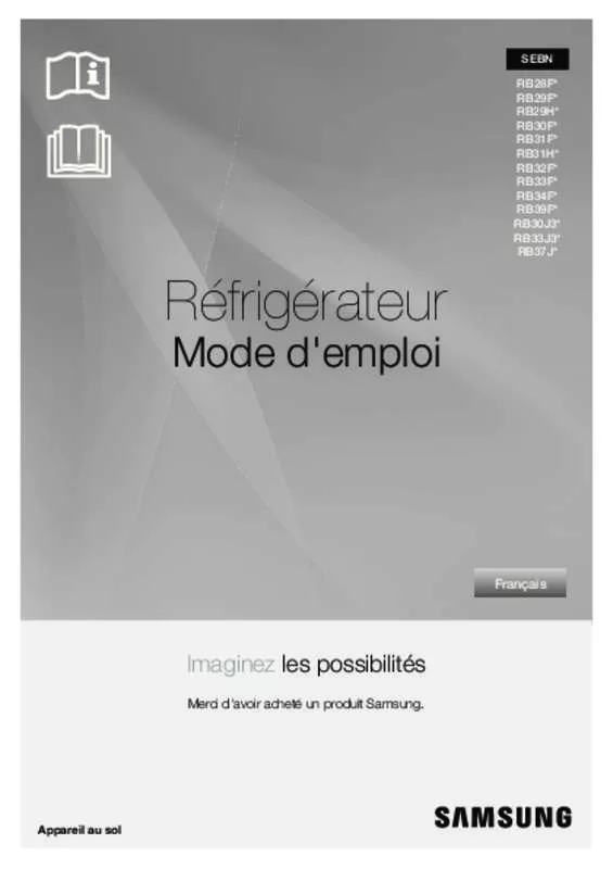 Mode d'emploi SAMSUNG RB29FEJNDWW