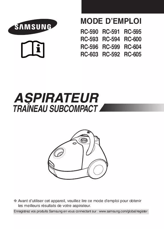 Mode d'emploi SAMSUNG RC-590