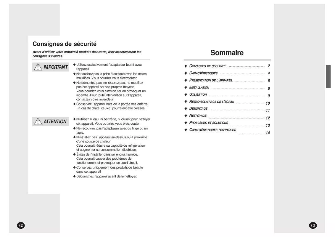 Mode d'emploi SAMSUNG RC-09EARE