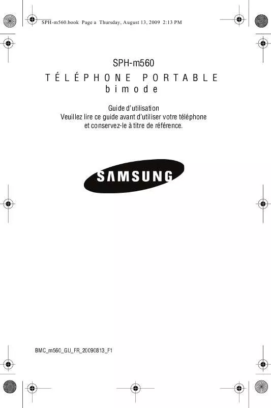 Mode d'emploi SAMSUNG RE-CLAIM